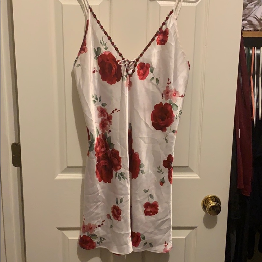 Floral sleep gown with robe